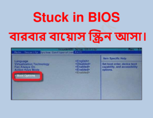 Stuck in BIOS (বারবার বায়োস স্ক্রিন আসা)