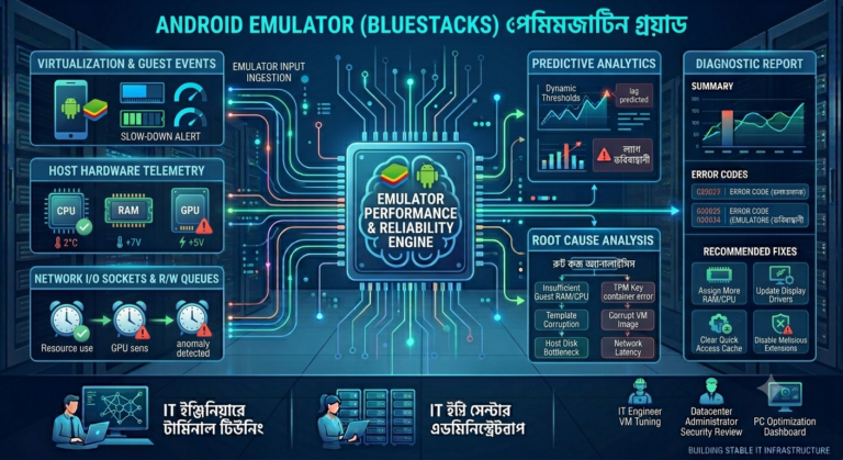  Android Emulator (BlueStacks) স্লো হওয়া।
