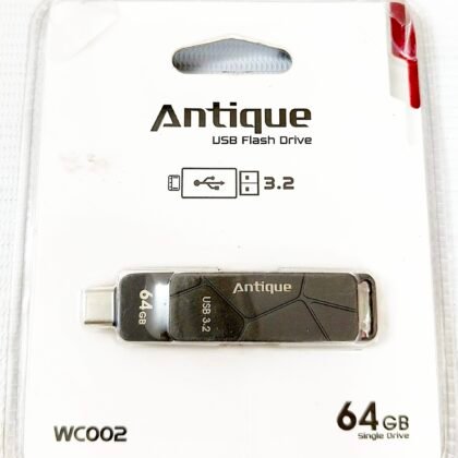Antique 64GB USB 3.2 Type-C Dual OTG Flash Drive (WC002)