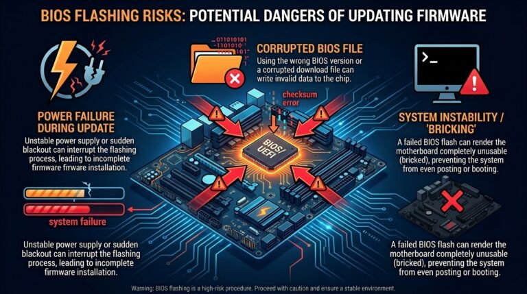BIOS Flashing বায়োস আপডেট করার ঝুঁকি
