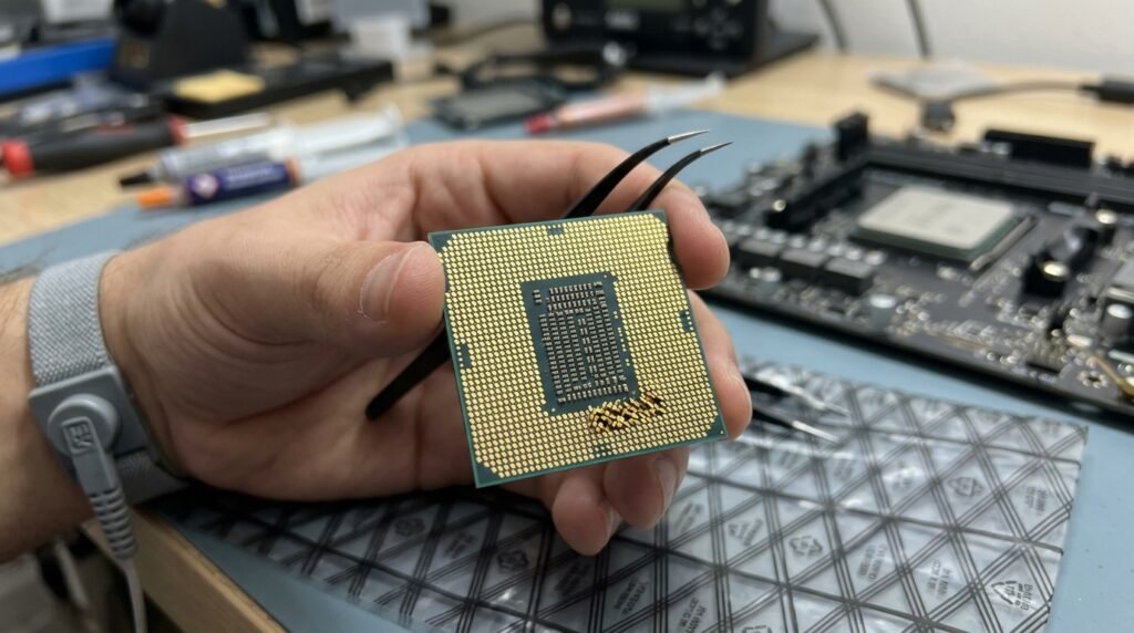 Bent Pins on CPU প্রসেসরের পিন বাঁকা হওয়া।