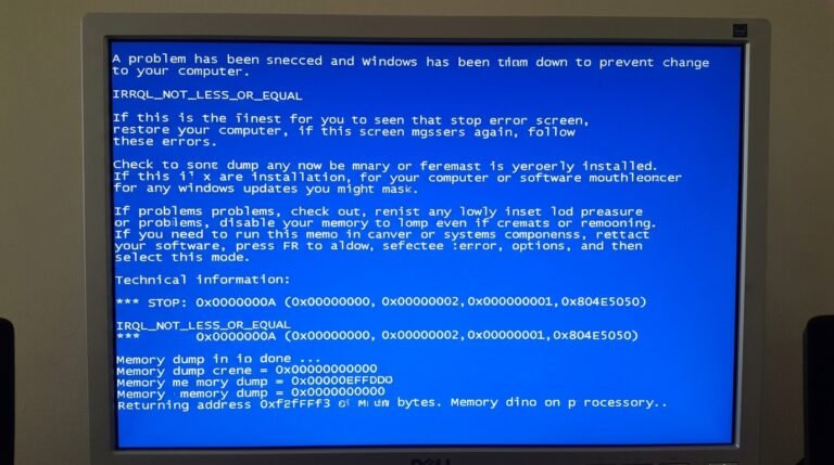  Blue Screen (BSOD) এরর কোড বিশ্লেষণ।