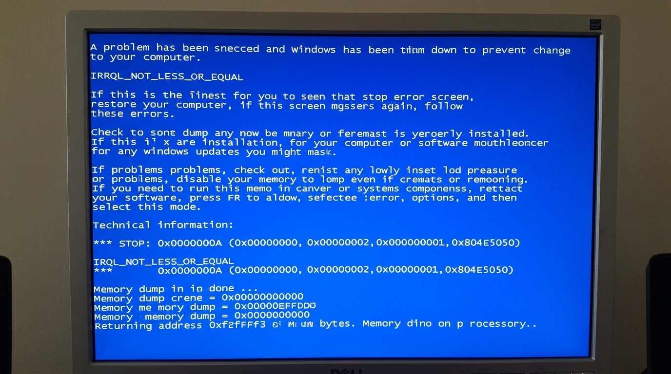  Blue Screen (BSOD) এরর কোড বিশ্লেষণ।