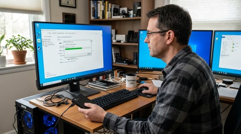 Creating System Image Backup।