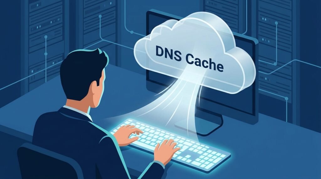 DNS Cache clear করার পদ্ধতি।