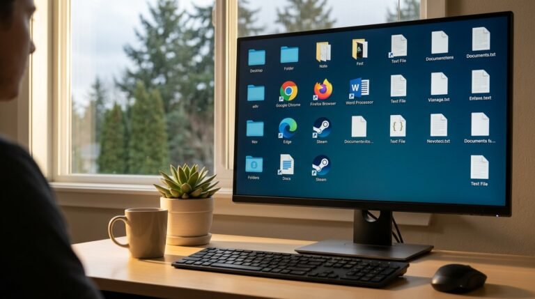 Desktop Icons Missing আইকন গায়েব হয়ে যাওয়া।