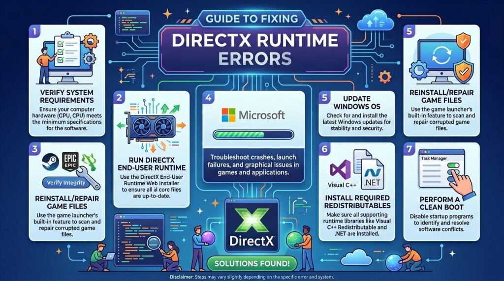  DirectX Runtime Error সমাধান।