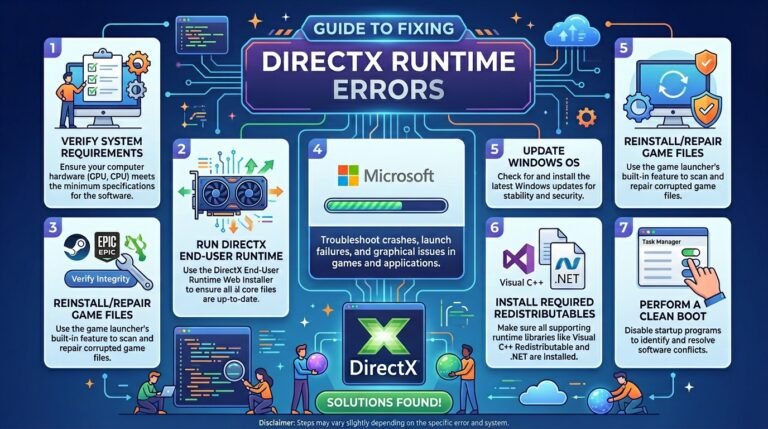  DirectX Runtime Error সমাধান।