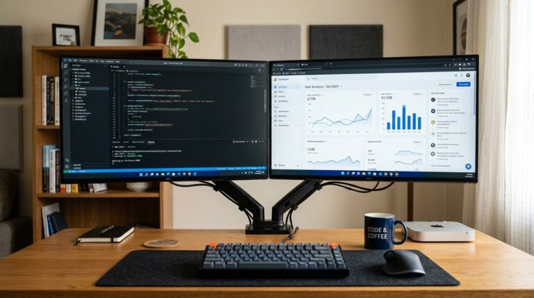 Dual Monitor Setup ও কনফিগারেশন।