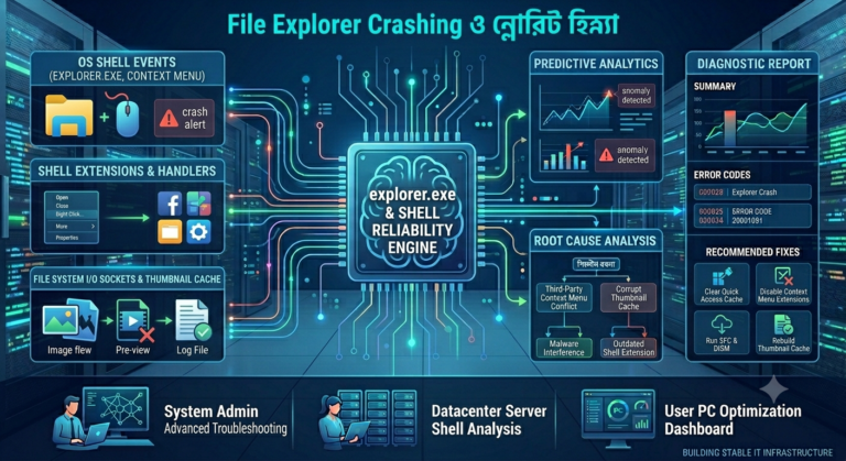 File Explorer Crashing ফাইল ফোল্ডার বারবার বন্ধ হওয়া।