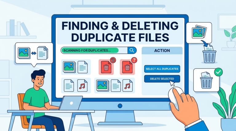  Finding & Deleting Duplicate Files।