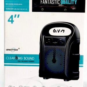 Greatnice GTS-1386 Portable 4-Inch Wireless Bluetooth Speaker with Clean & Big Sound