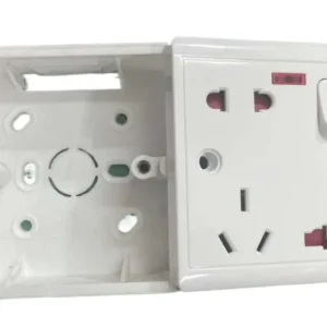 HTC Superior Series Heavy Duty Combined Switch and Multi-Socket Board