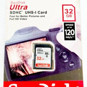 SanDisk Ultra 32GB SDHC UHS-I Memory Card - 120MB/s (Class 10)