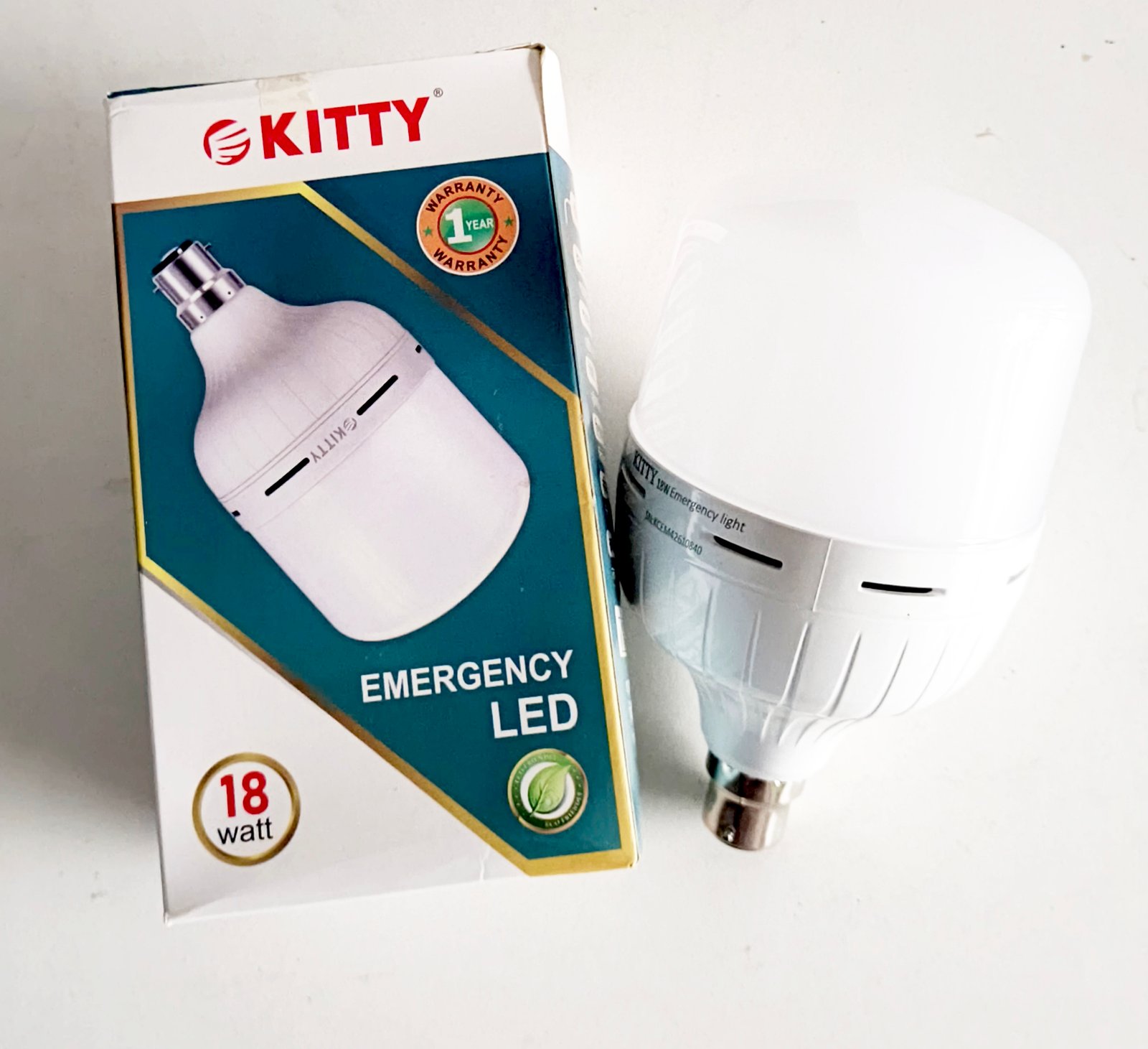 KITTY 10 Watt Emergency LED Light Bulb with 1 Year Warranty - Image 2