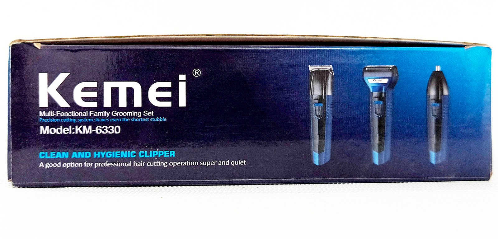 Kemei KM-6330 3-in-1 Grooming Kit Electric Hair Clipper, Shaver & Nose Trimmer - Image 2