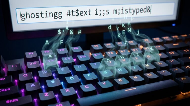 Keyboard Key Ghosting কীবোর্ডে ভুল লেখা আসা।