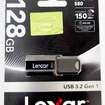 Lexar JumpDrive S80 128GB USB 3.2 Gen 1 High-Speed Flash Drive Pen Drive