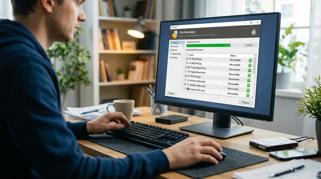 Recovering Deleted Files ফাইল রিকভারি