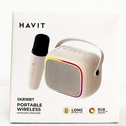 SK818BT Portable Wireless Karaoke Speaker with Mic Support