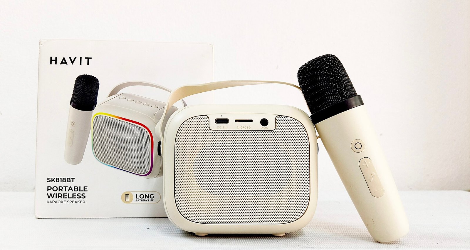 SK818BT Portable Wireless Karaoke Speaker with Mic Support - Image 6