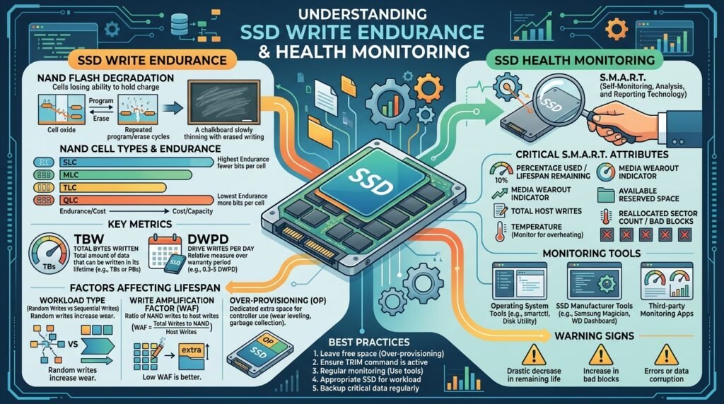 SSD_Write_Endurance_Health_Monit