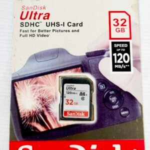 SanDisk Ultra 32GB SDHC UHS-I Memory Card - 120MBs (Class 10)