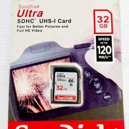 SanDisk Ultra 32GB SDHC UHS-I Memory Card - 120MBs (Class 10)
