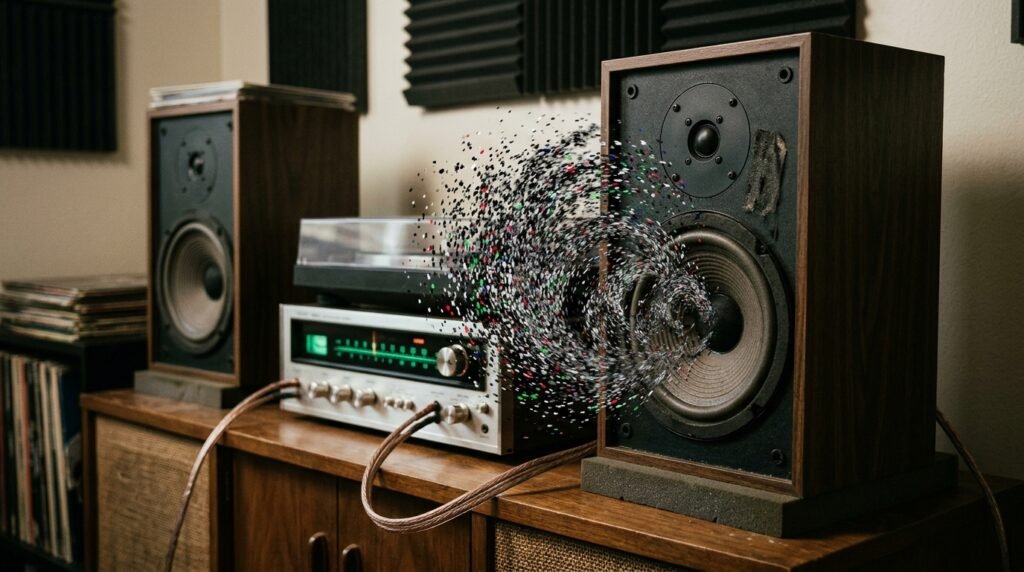Static Noise from Speakers স্পিকারে নয়েজ।