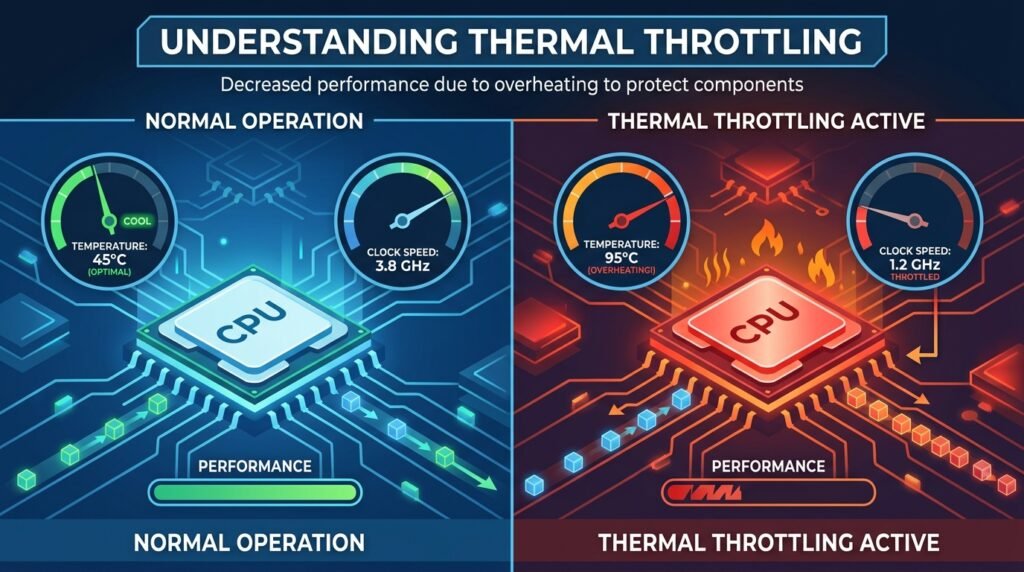 Thermal Throttling গরম হয়ে পারফরম্যান্স কমে যাওয়া