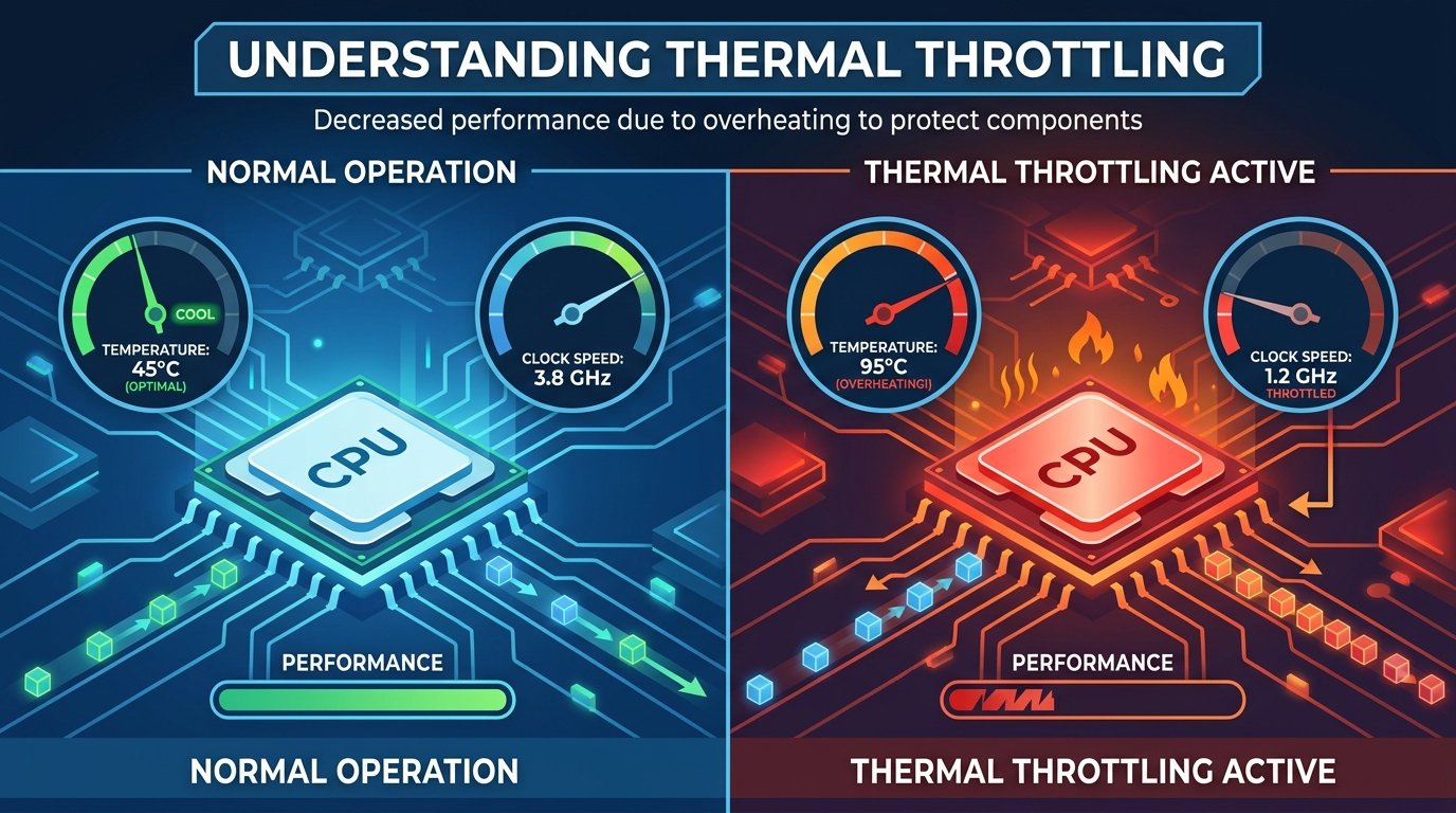 Thermal Throttling গরম হয়ে পারফরম্যান্স কমে যাওয়া