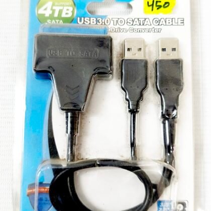 USB 3.0 to SATA Dual USB Power Adapter Cable Drive Converter