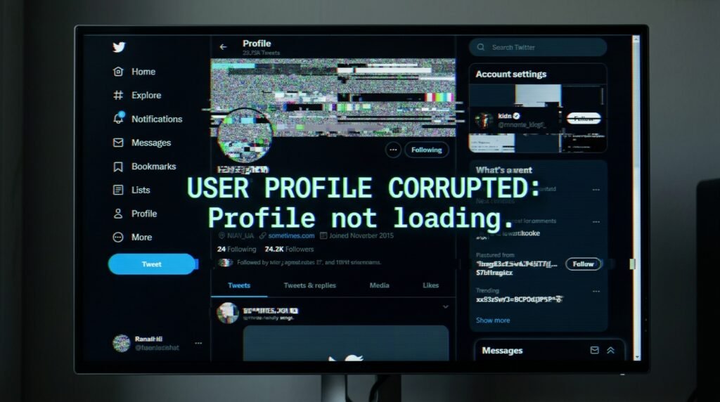 User Profile Corrupted প্রোফাইল লোড না হওয়া।