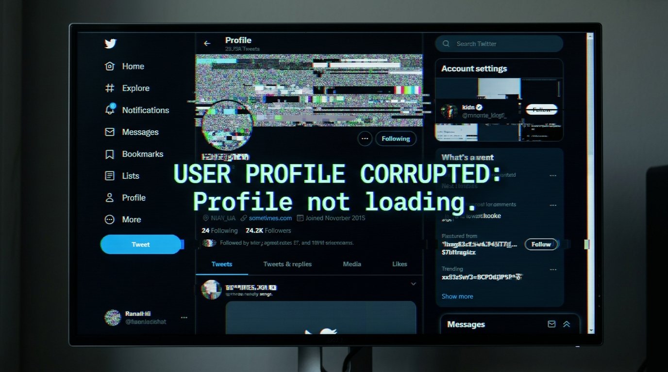 User Profile Corrupted প্রোফাইল লোড না হওয়া।