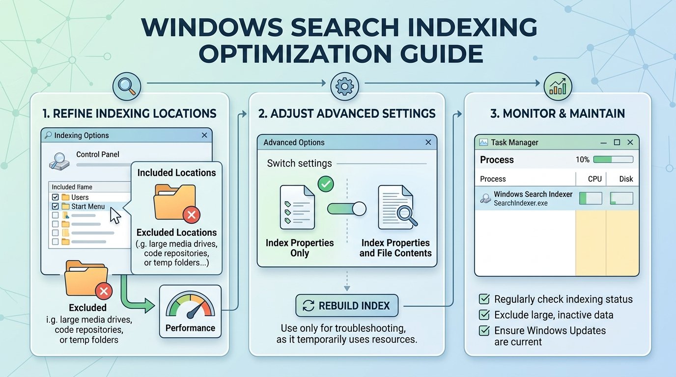 Windows Search Indexing Service Optimization