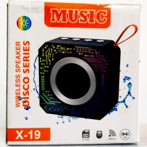 X-19 Portable Disco Series Wireless Bluetooth Speaker with TWS Mode
