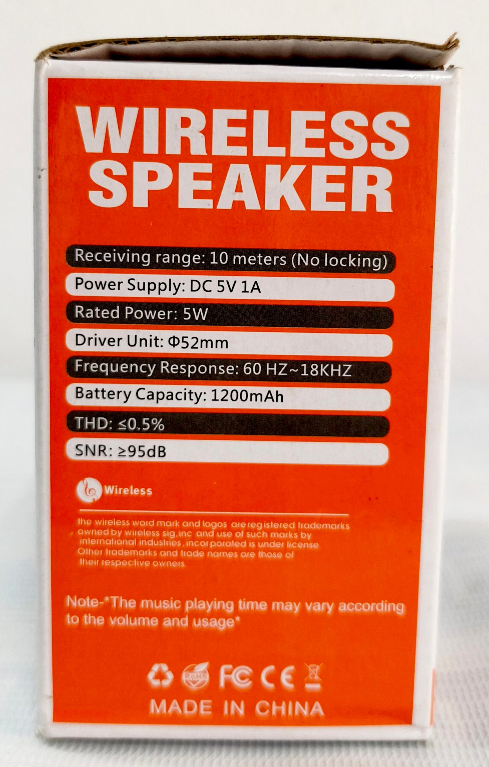 X-19 Portable Disco Series Wireless Bluetooth Speaker with TWS Mode - Image 2