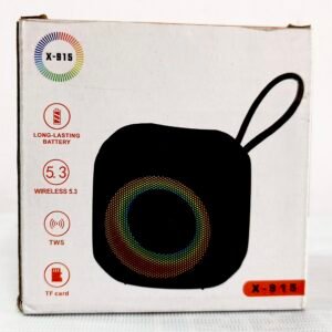 X-915 Mini Portable RGB Wireless Bluetooth Speaker with TWS Support