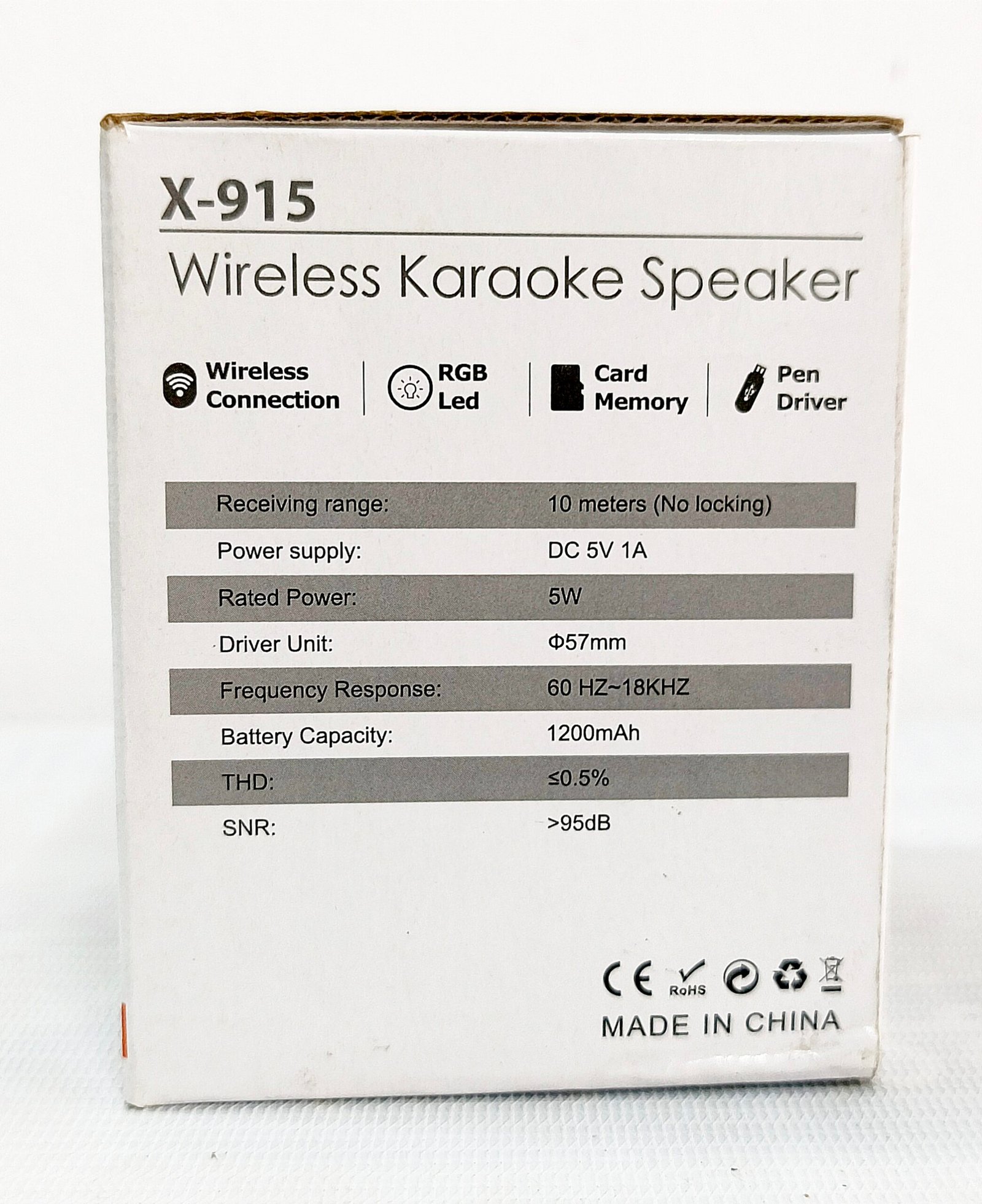 X-915 Mini RGB Portable Wireless Bluetooth Speaker with 5W Output - Image 3