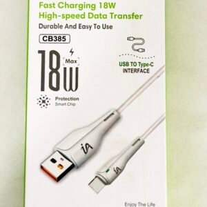 ia CB385 18W Fast Charging USB to Type-C Data Cable - 1.0M
