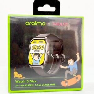 oraimo x TAHILALATS Watch 5 Max 2.01 HD Screen Bluetooth Calling Smartwatch